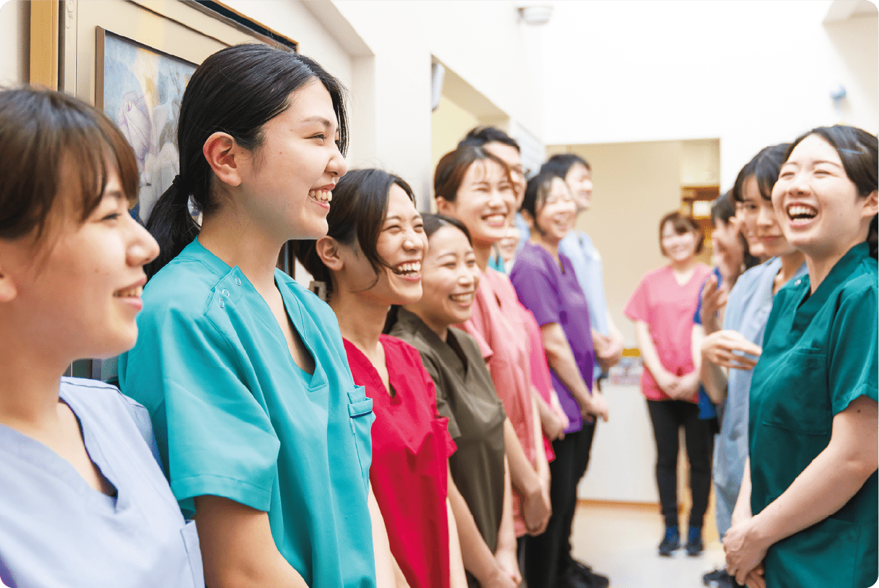 元気なスタッフ！明るい院内！