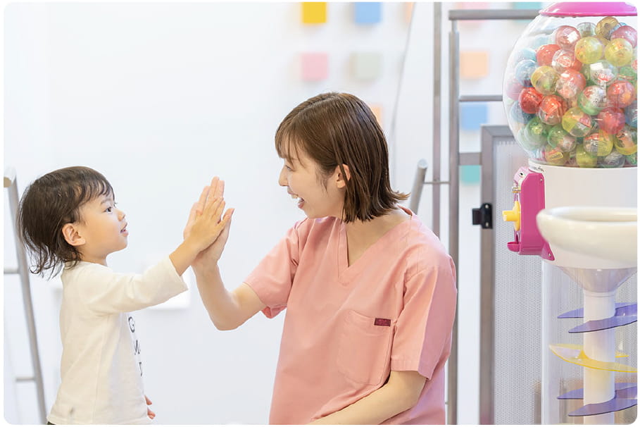 親子でご来院いただける<br>環境が整っております