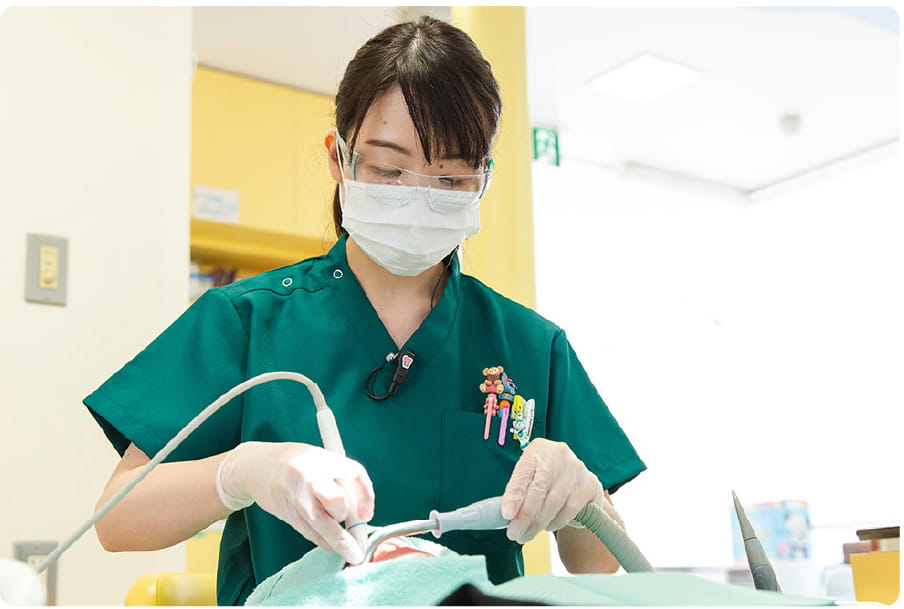 親子でご来院いただける<br>環境が整っております