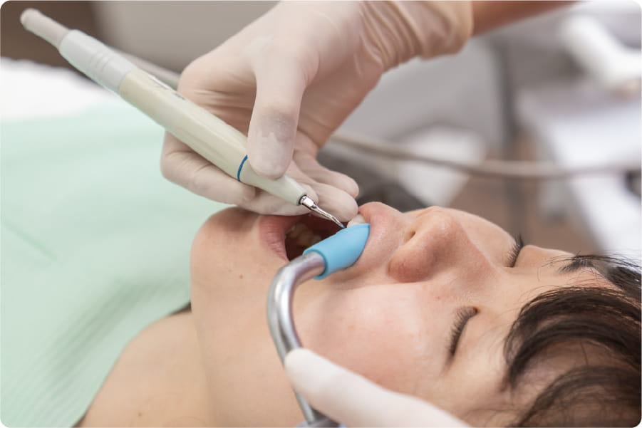 細菌が悪さする前に<br>クリーニング！